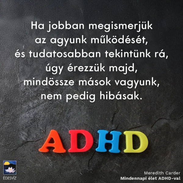 Meredith Carder: Mindennepi élet ADHD-val