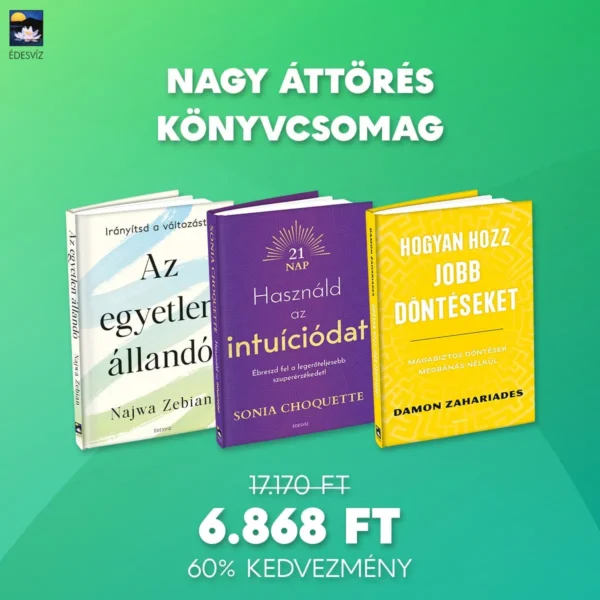 Nagy áttörés könyvcsomag - 60% kedvezménnyel