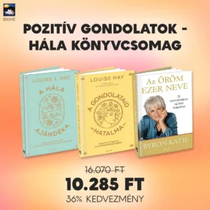 Pozitív gondolatok - hála könyvcsomag 36% kedvezménnyel
